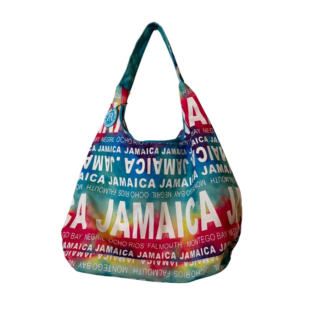 Robin Ruth Jamaica City Slouch Bag‎ Large Vibrant Tie Dye Design